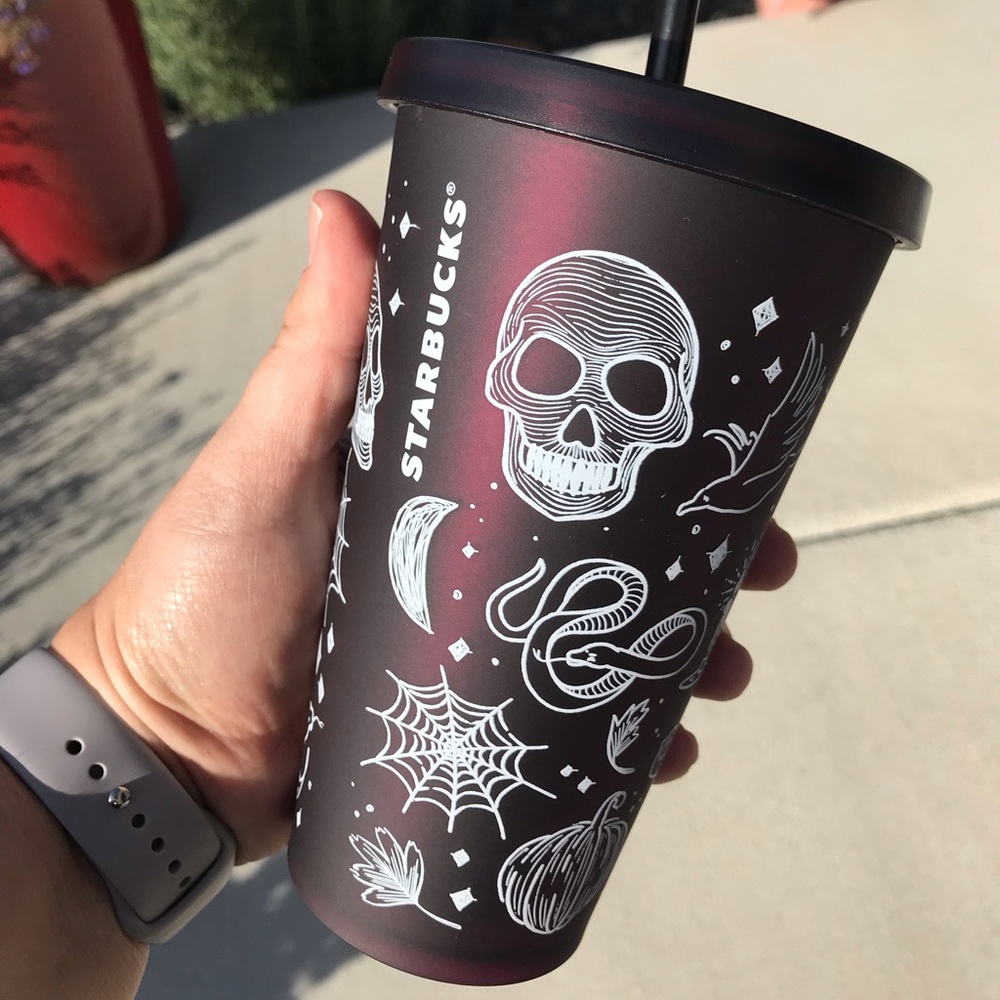 Starbucks skull tumbler 16 oz